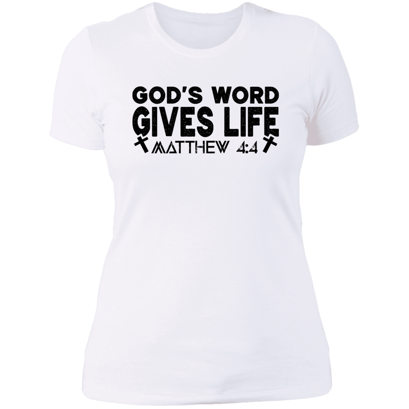 God's word gives life Ladies' Boyfriend T-Shirt