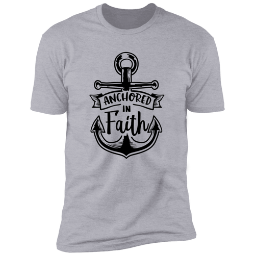 ANCHORED IN FAITH Premium Short Sleeve T-Shirt