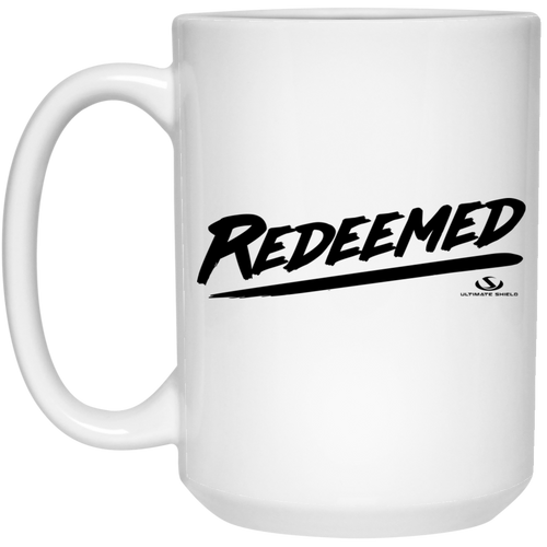 REDEEMED 15 oz. White Mug