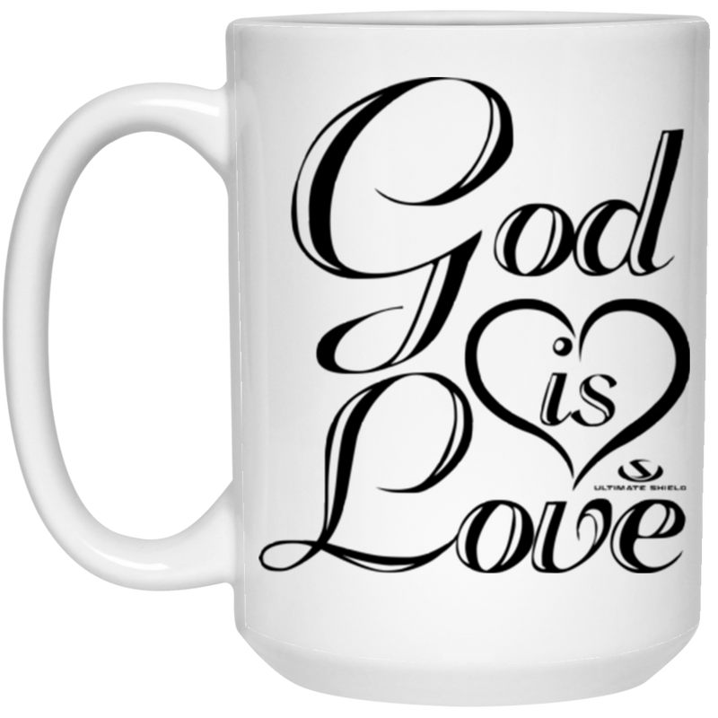 God is Love 15 oz. White Mug