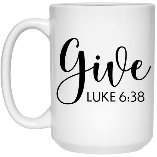 Give 15 oz. White Mug