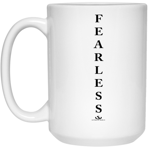 FEARLESSS 15 oz. White Mug