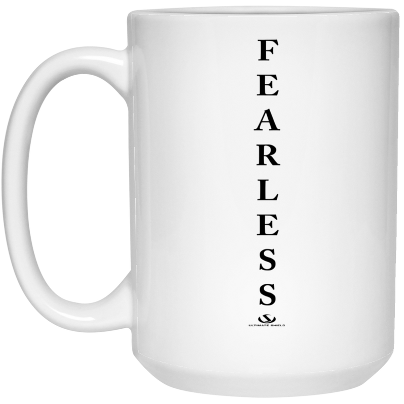 FEARLESSS 15 oz. White Mug