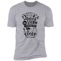THEY WHISPERED TO ME YOU CAN'T WITHSTAND THE STORM I WHISPERED BACK I AM THE STORM Premium Short Sleeve T-Shirt