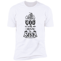 GOD IS WITH ME I REFUSE TO SINK Premium Short Sleeve T-Shirt