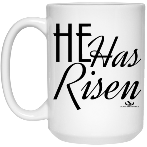 HE Has Risen 15 oz. White Mug