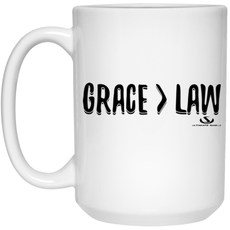 GRACE > LAW 15 oz. White Mug