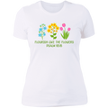 Flourish like the flowers Ladies' Boyfriend T-Shirt