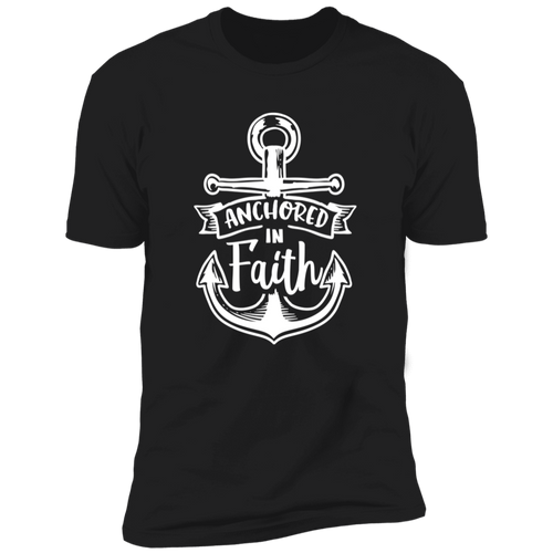 ANCHORED IN FAITH Premium Short Sleeve T-Shirt