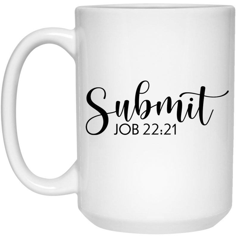 Submit 15 oz. White Mug