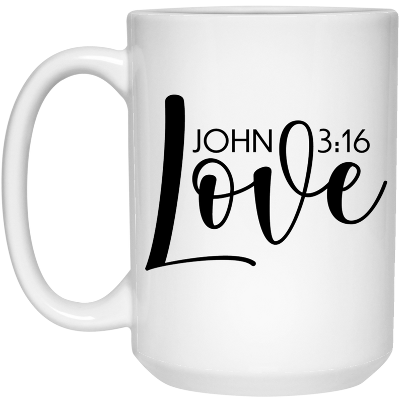 Love 15 oz. White Mug