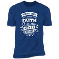 WORRY END WHEN FAITH IN GOD BEGINSPremium Short Sleeve T-Shirt