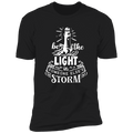 BE THE LIGHT IN SOMEONE ELSE'S STORM Premium Short Sleeve T-Shirt