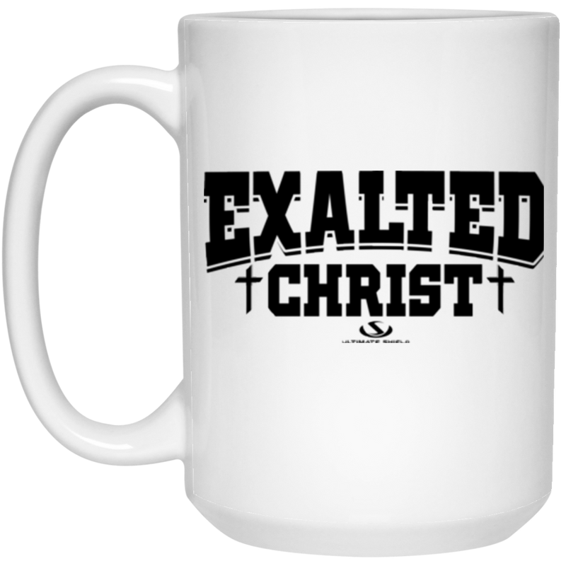 EXALTED CHRIST 15 oz. White Mug