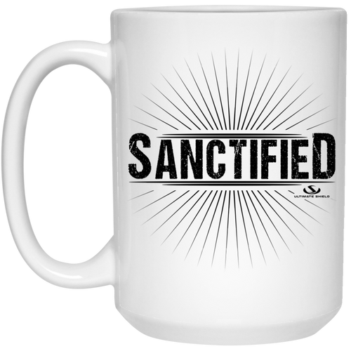 SANCTIFIED 15 oz. White Mug