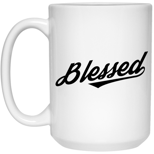 Blessed 15 oz. White Mug