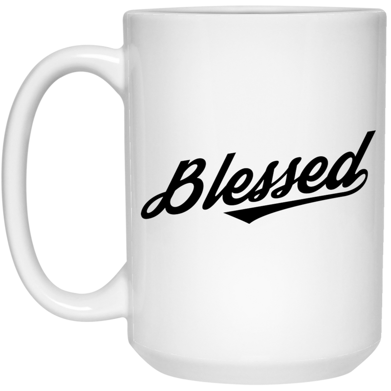 Blessed 15 oz. White Mug