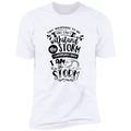 THEY WHISPERED TO ME YOU CAN'T WITHSTAND THE STORM I WHISPERED BACK I AM THE STORM Premium Short Sleeve T-Shirt