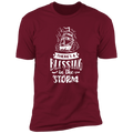 THERE'S A BLESSING IN THE STORM Premium Short Sleeve T-Shirt