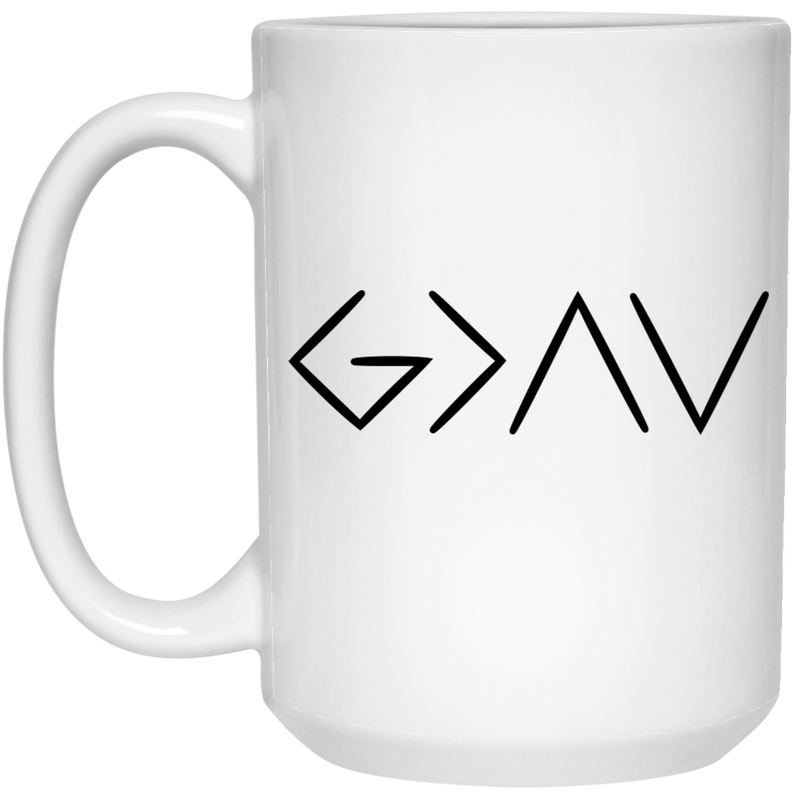 G> 15 oz. White Mug