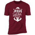 JESUS IS THE ANCHOR OF MY SOUL Premium Short Sleeve T-Shirt