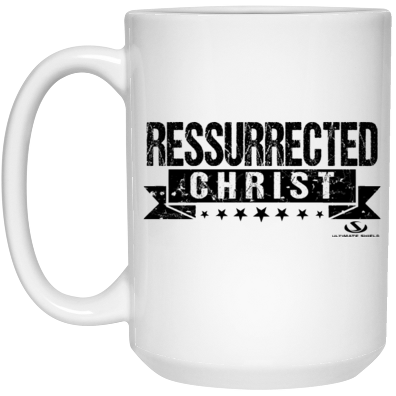 RESSURRECTED CHRIST 15 oz. White Mug