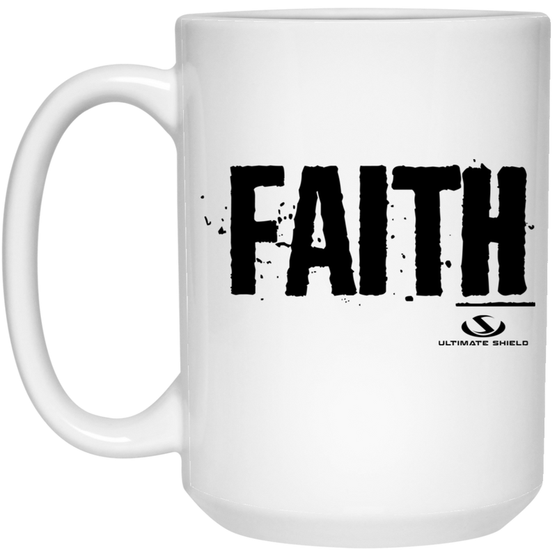 FAITH 15 oz. White Mug