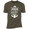 JESUS IS THE ANCHOR OF MY SOUL Premium Short Sleeve T-Shirt