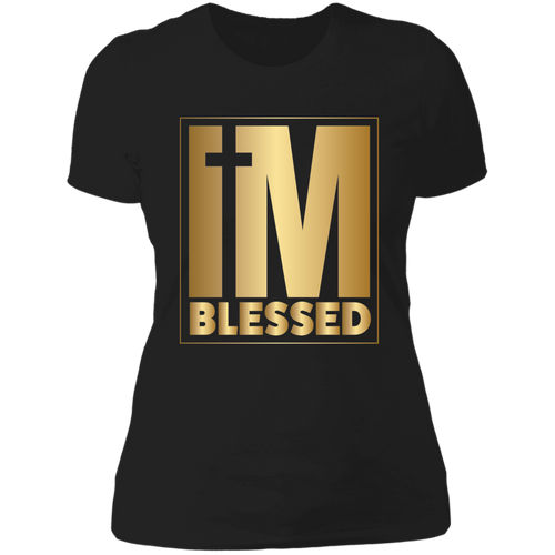 I'm blessed Ladies' Boyfriend T-Shirt