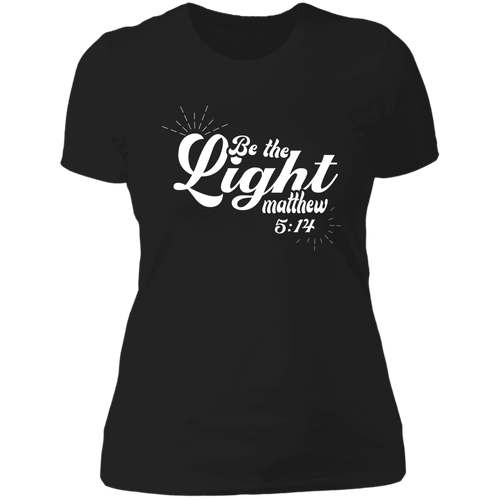 Be the light Ladies' Boyfriend T-Shirt