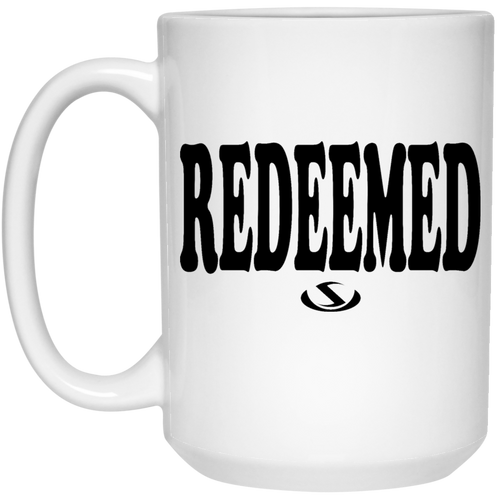 REDEEMED 15 oz. White Mug