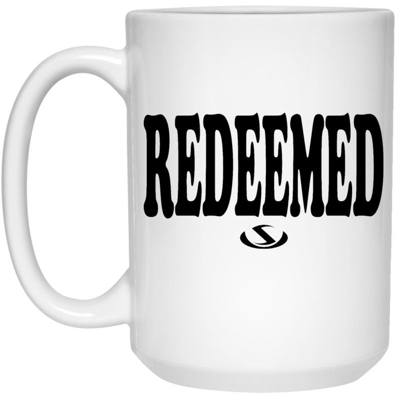 REDEEMED 15 oz. White Mug