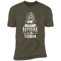 THERE'S A BLESSING IN THE STORM Premium Short Sleeve T-Shirt