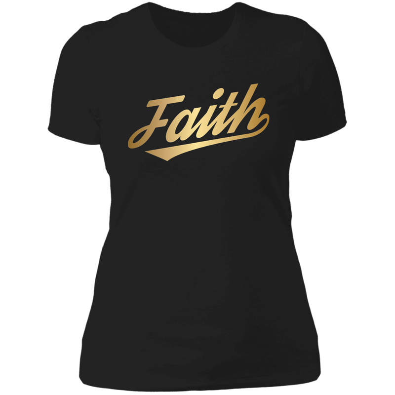 Faith  Ladies' Boyfriend T-Shirt