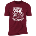 A STRONG SOUL SHINES AFTER EVERY STORM Premium Short Sleeve T-Shirt