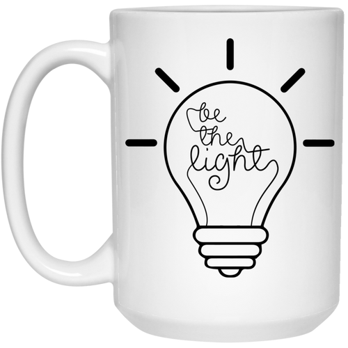 He's the light 15 oz. White Mug