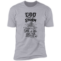 GOD SEND THE STORM TO SHOW US THAT HE IS THE SHELTERPremium Short Sleeve T-Shirt