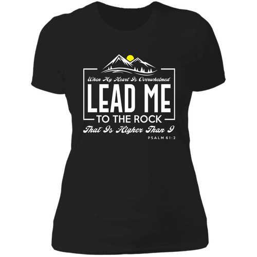 Lead Me To The Rock Ladies' Boyfriend T-Shirt