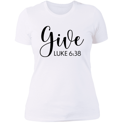 Give Ladies' Boyfriend T-Shirt