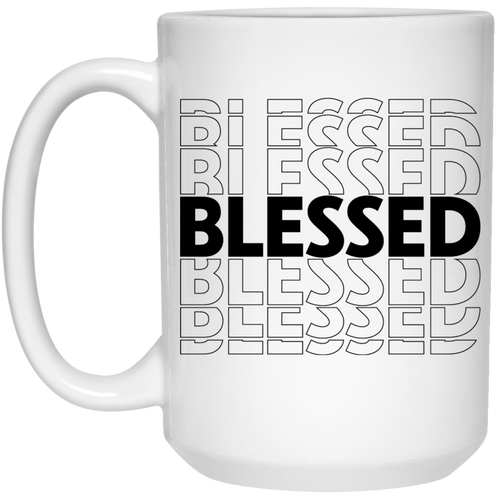 Blessed15 oz. White Mug