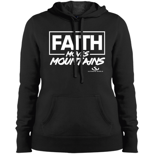 FATH MOVES MOUNTAIN Ladies' Pullover Hooded Sweatshirt