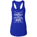 I AM FEARFULLY AND WONDERFULLY MADE  Ladies Ideal Racerback Tank