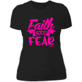 FAITH OVER FEAR Ladies' Boyfriend T-Shirt
