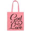 GOD IS LOVE  Canvas Tote Bag