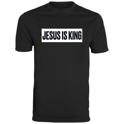 JESUS IS KING  Men's Moisture-Wicking Tee