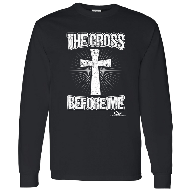 THE CROSS BEFORE ME  LS T-Shirt 5.3 oz.