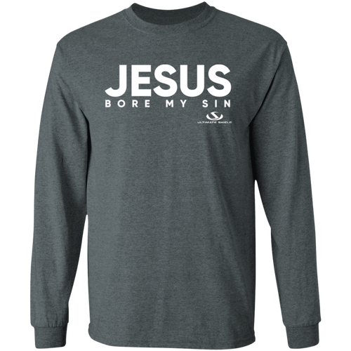 JESUS BORE MY SIN  LS T-Shirt 5.3 oz.