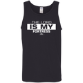 THE LORD IS MY FORTRESS  Cotton Tank Top 5.3 oz.