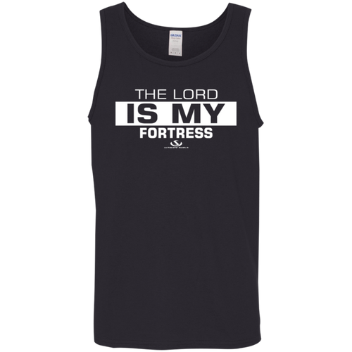 THE LORD IS MY FORTRESS  Cotton Tank Top 5.3 oz.