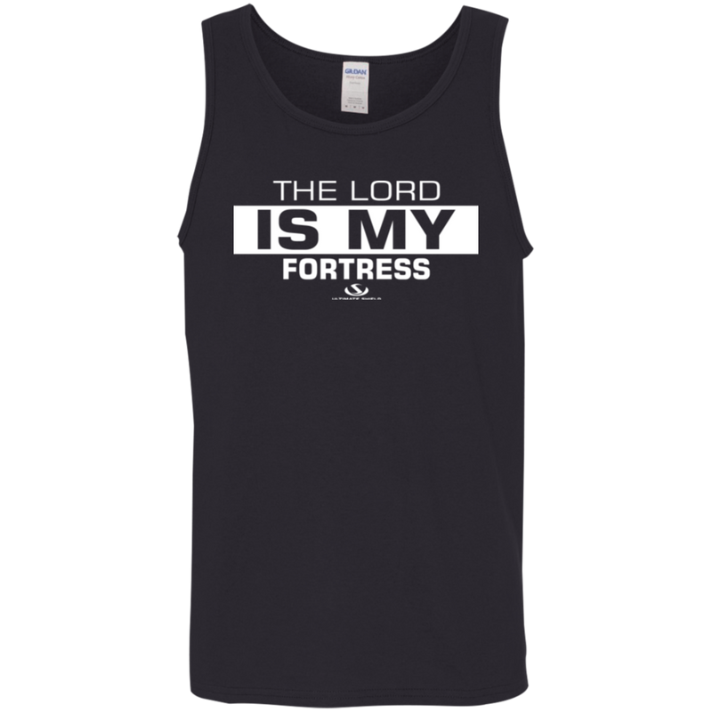 THE LORD IS MY FORTRESS  Cotton Tank Top 5.3 oz.